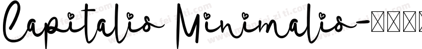 Capitalis Minimalis字体转换